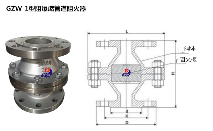 防爆管道阻火器