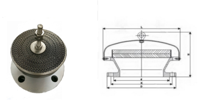 阻火透气帽结构图